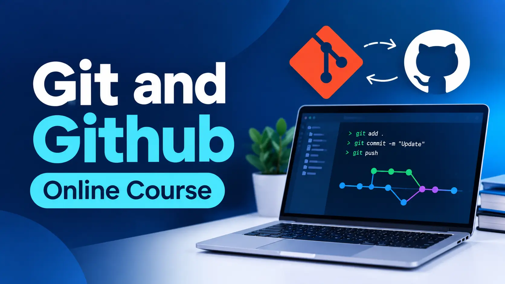 Git and Github Online Course Thumbnail