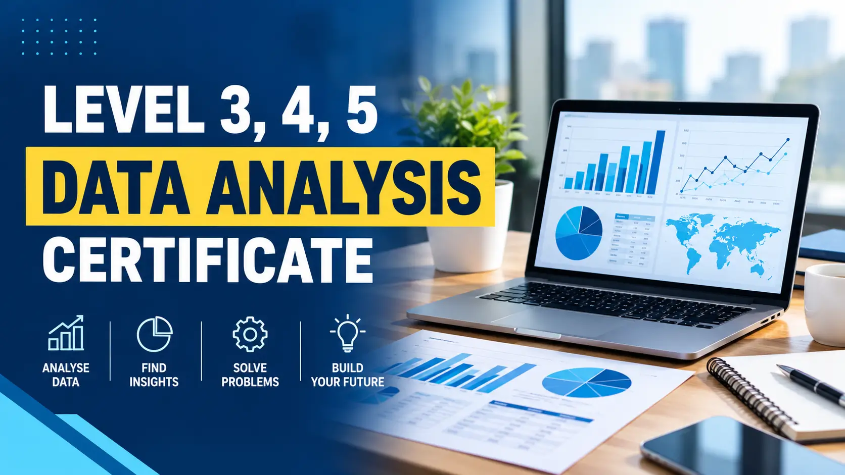 Level 3, 4, 5 Data Analysis Certificate Thumbnail