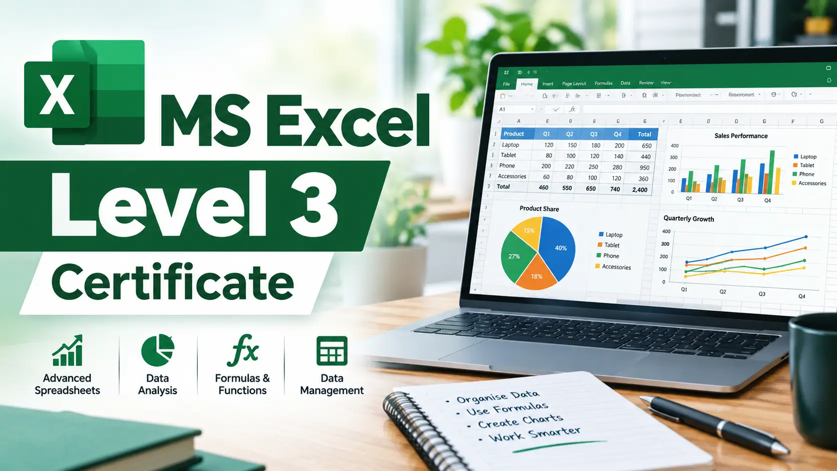 MS Excel Level 3 Certificate Thumbnail