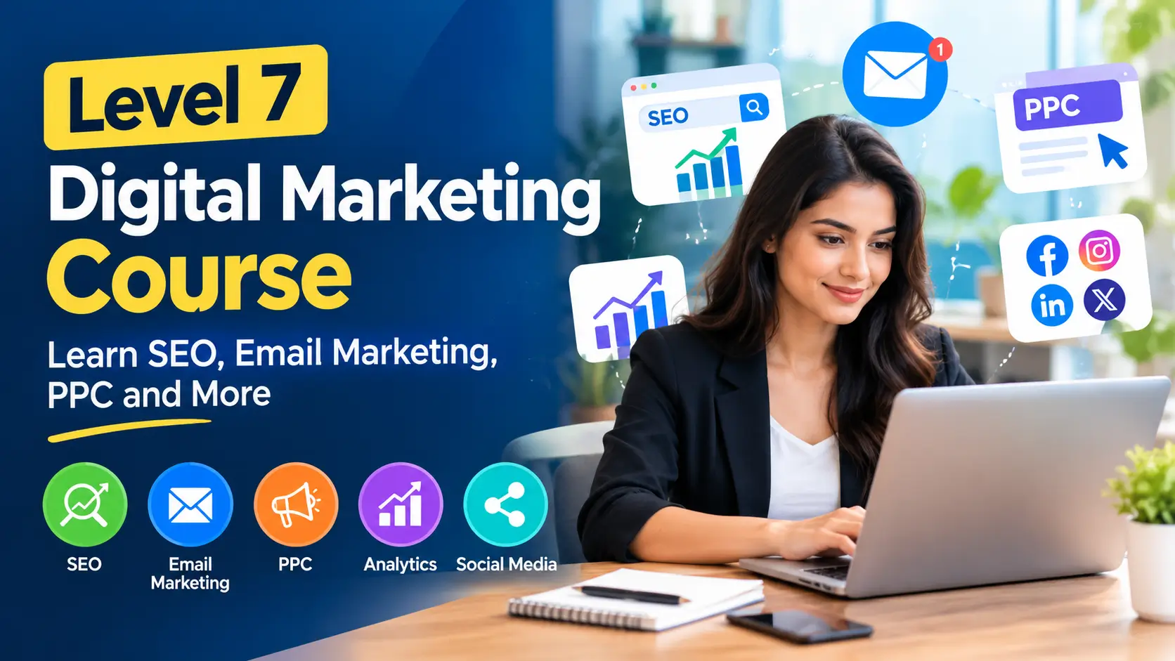 Level 7 Digital Marketing Course – Learn SEO, Email Marketing, PPC and More Thumbnail